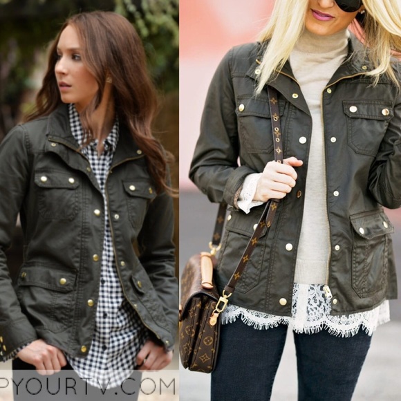 J. Crew Jackets & Blazers - J. Crew Downtown Field Jacket In Mossy Brown